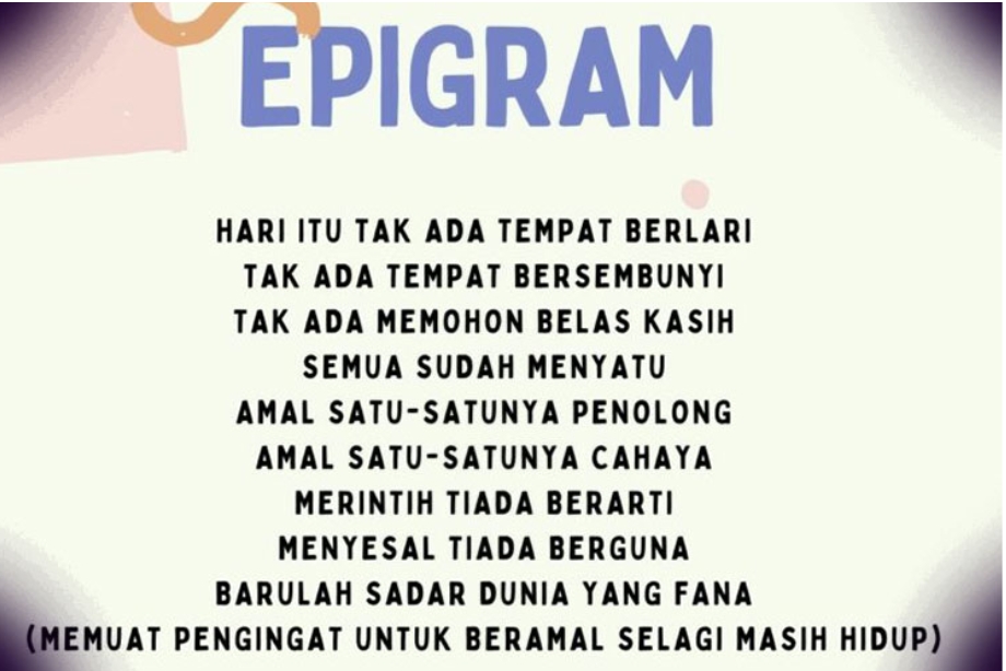 Struktur Puisi Epigram: Menggali Kedalaman Makna dan Keindahan